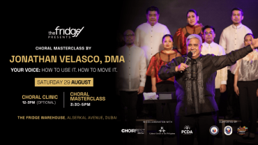 Choral Masterclass & Clinic by Jonathan Velasco, DMA Choral Masterclass & Clinic by Jonathan Velasco, DMA
