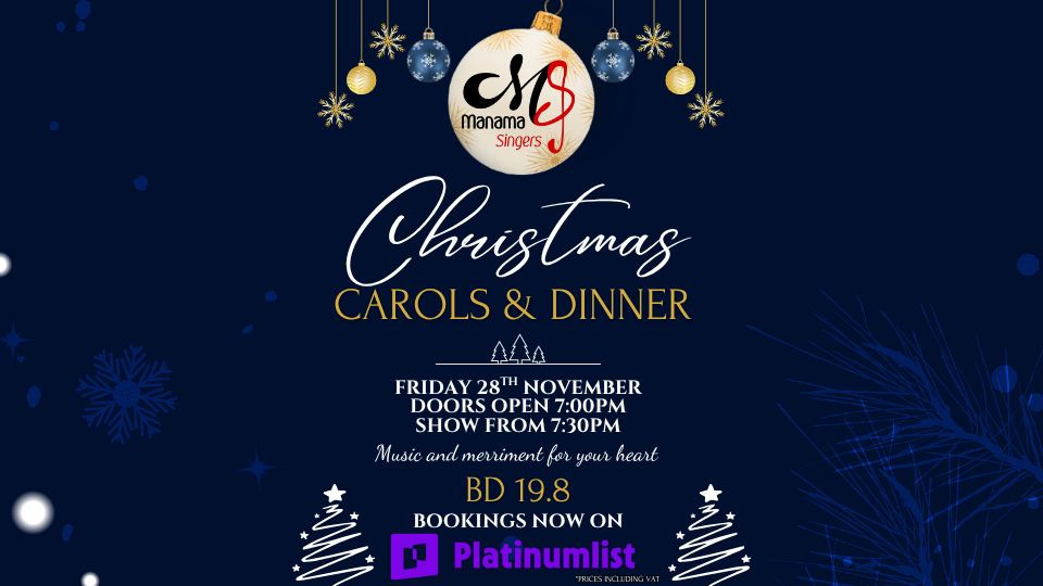 Christmas Carols & Dinner at Dilmun Club, Bahrain