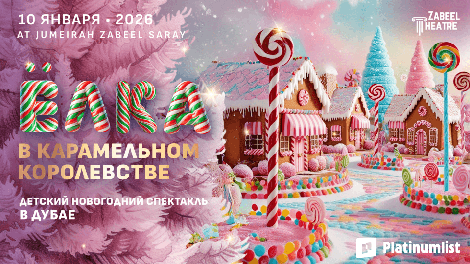 Новогодний спектакль “Ёлка в Карамельном королевстве” в Zabeel Theatre, Dubai Новогодний спектакль “Ёлка в Карамельном королевстве” в Zabeel Theatre, Dubai