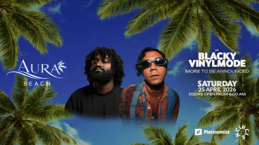 Circle In présente Blacky &amp; Vinylmode à Aura Beach à Jeddah