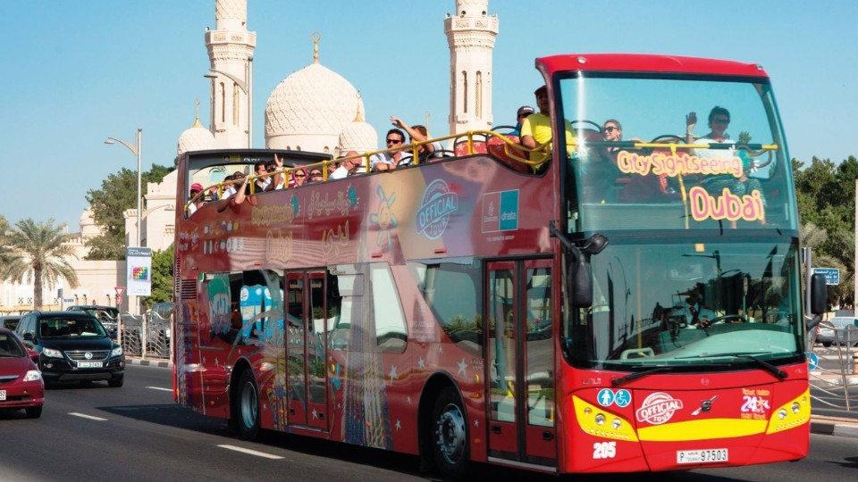 3 Day Hop On Hop Off Ticket with Aquaventure Super Pass and Dhow Cruise