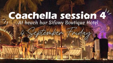 Fête de plage Coachella Saison 4 au Sifah Beach Bar, Mascate