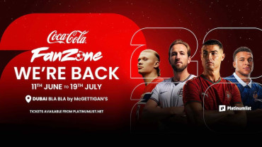 Coca-Cola Fanzone by Mcgettigan’s at Bla Bla, Dubai