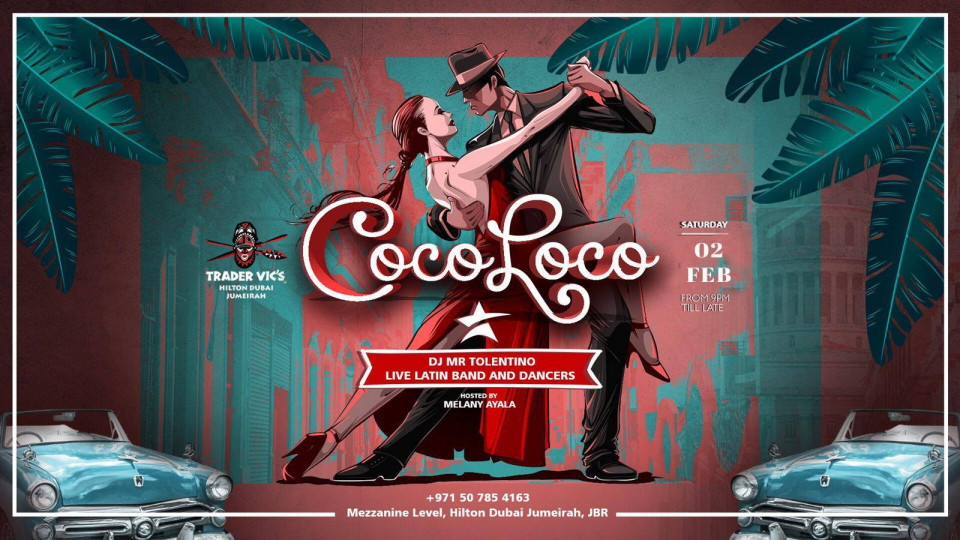 Coco Loco at Trader Vic's JBR