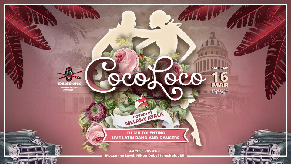 Coco Loco at Trader Vic's JBR Coco Loco at Trader Vic's JBR