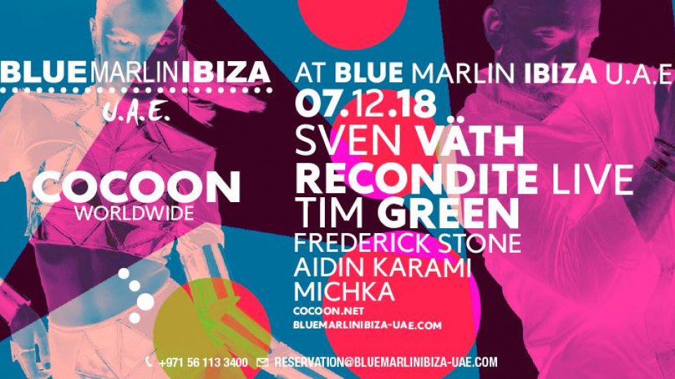 Cocoon with Sven Väth, Recondite (Live) & Tim Green Cocoon with Sven Väth, Recondite (Live) & Tim Green