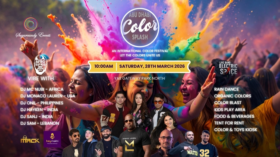 مهرجان كولر سبلاش 2026 في أبوظبي مهرجان كولر سبلاش 2026 في أبوظبي