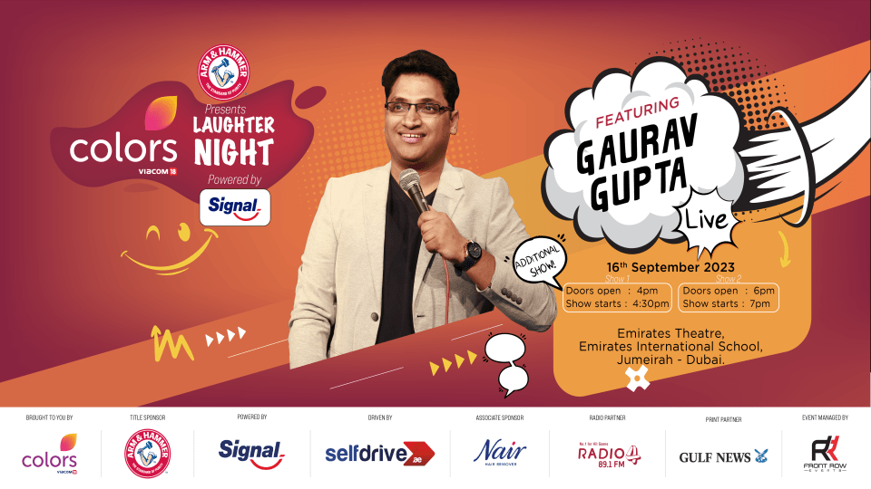 Colors Laughter Night ft. Gaurav Gupta in Dubai