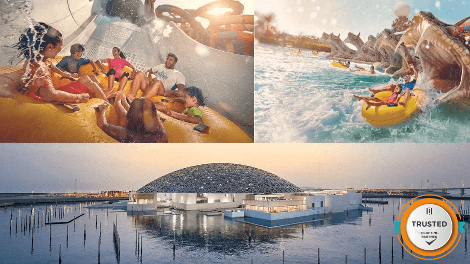 Yas Waterworld Abu Dhabi + Louvre - Combo