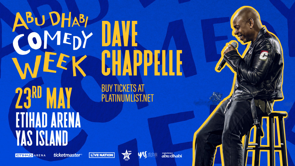 Dave Chappelle at Etihad Arena in Abu Dhabi