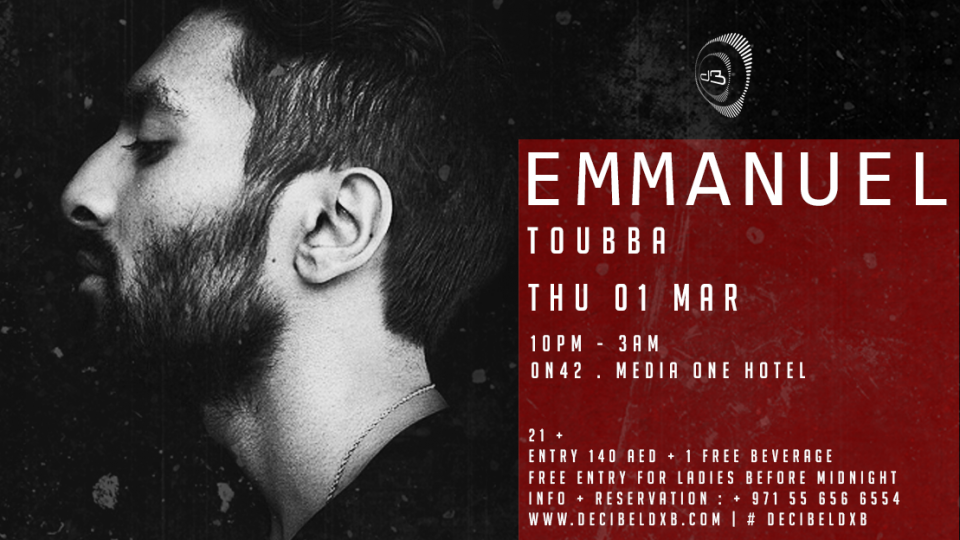 Decibel w/ Emmanuel Decibel w/ Emmanuel