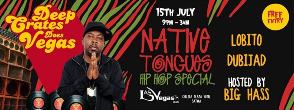 Deep Crates Does Vegas: Native Tongues Hip Hop Special!