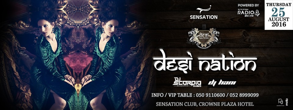 DESI NATION AT SENSATION CLUB - Platinumlist.net