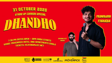Dhandho - A Stand-Up Comedy Show ft. Munawar Faruqui in Muscat Dhandho - A Stand-Up Comedy Show ft. Munawar Faruqui in Muscat
