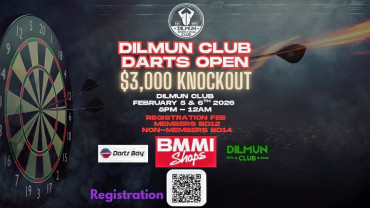 Dilmun Club Darts Open at Dilmun Club Bahrain