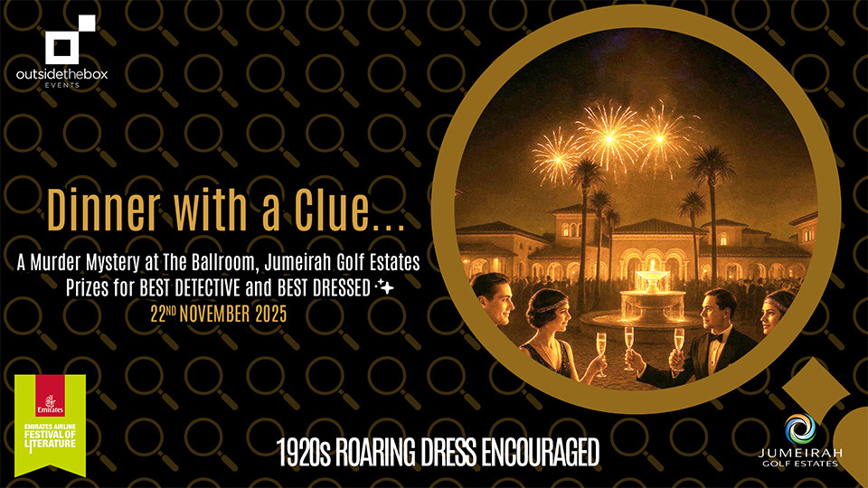 Dinner With A Clue Murder Mystery Dining Experience at Jumeirah Golf Estates 2025 United Arab Emirates