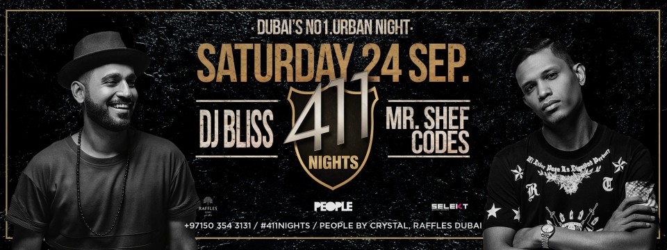 DJ BLISS @411nights - Saturday 24th September 2016 DJ BLISS @411nights - Saturday 24th September 2016