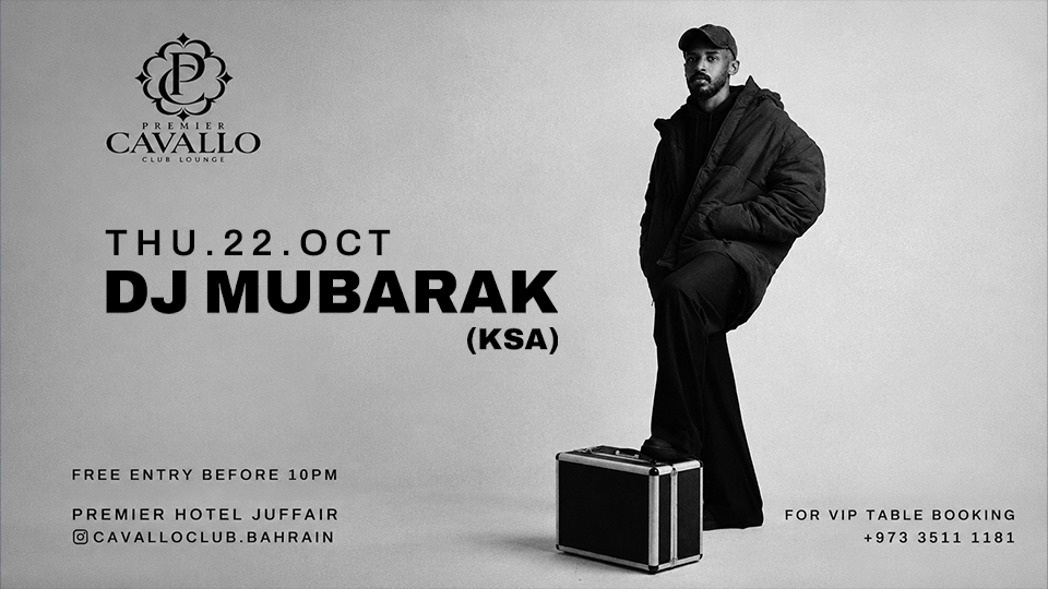 DJ Mubarak live at Premier Cavallo Club, Bahrain DJ Mubarak live at Premier Cavallo Club, Bahrain