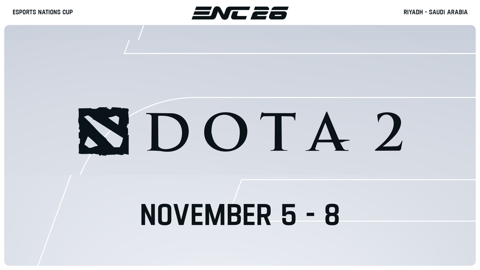 Dota 2 at ENC 26 in Riyadh