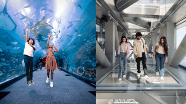Dubai Aquarium + Sky Views with Slide - Combo