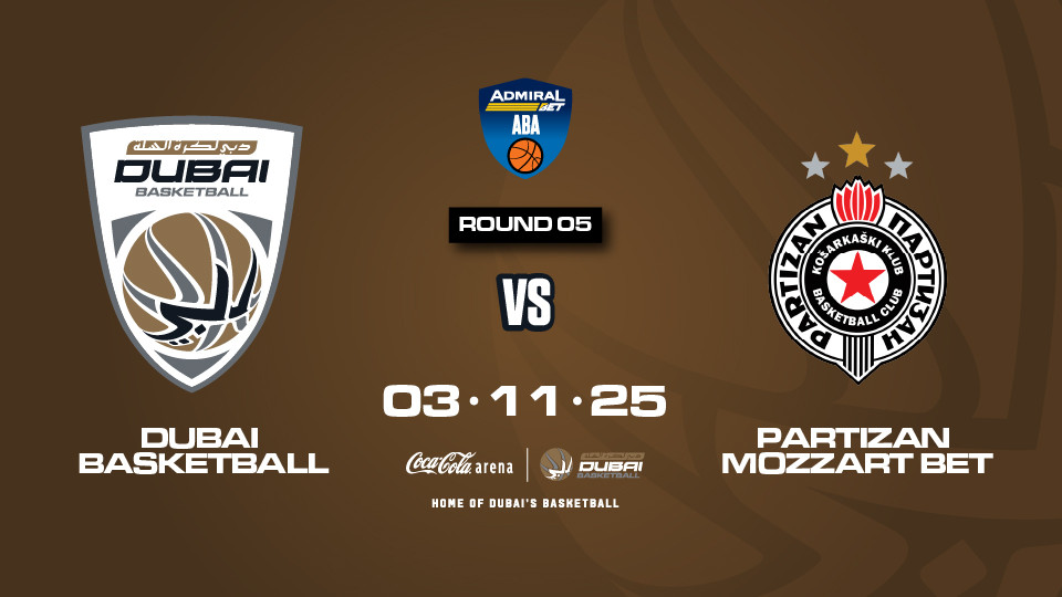 Dubai Basketball vs Partizan Mozzart Bet in Dubai 2025 United Arab Emirates