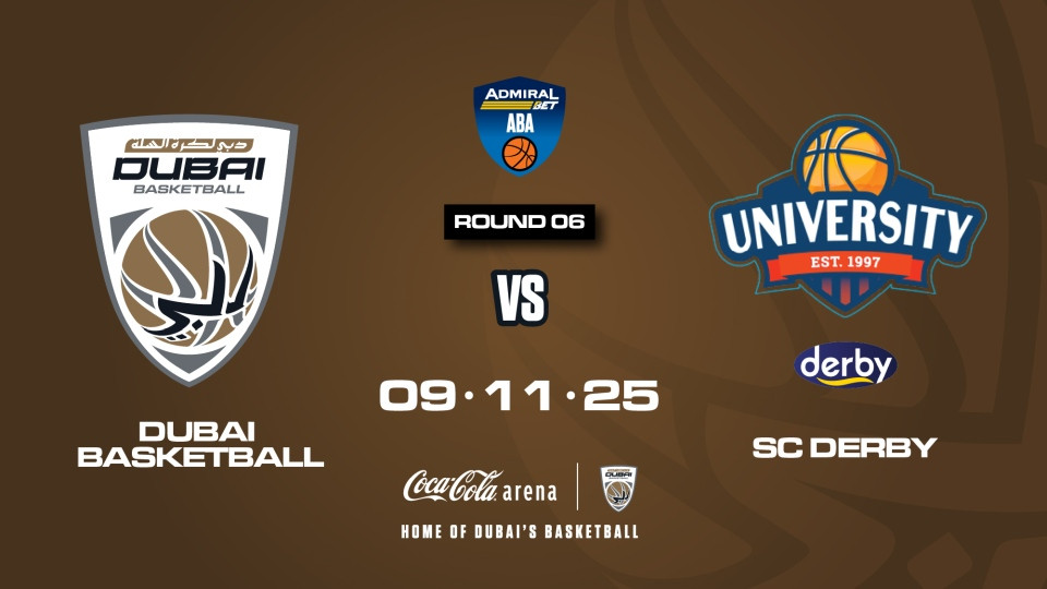 Dubai Basketball vs SC Derby in Dubai 2025 United Arab Emirates