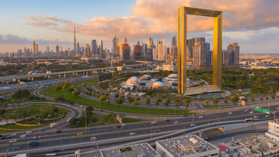 Dubai City Tour with Frame Ticket, Creek, Souks and Blue Mosque