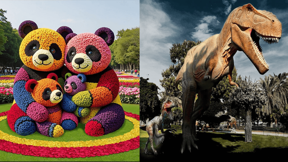 Dubai Garden Glow - Dinosaur Park + Fantasy Park