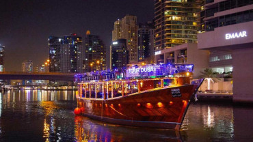 Dubai Marina Luxury Dhow Dinner Cruise