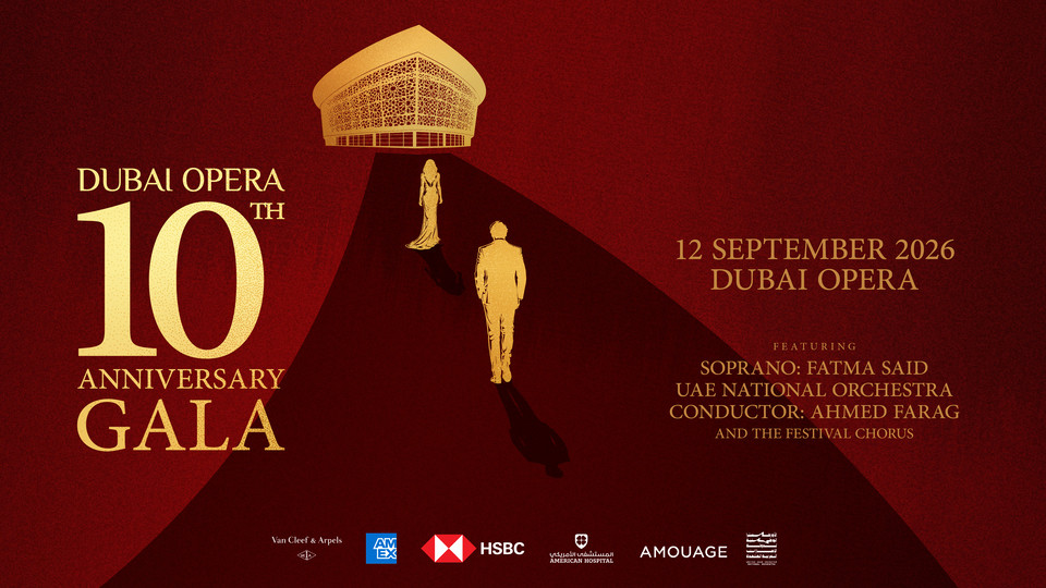 Gala du 10e anniversaire de Dubai Opera à Dubaï