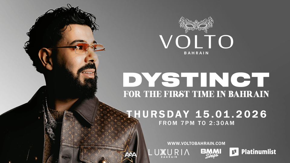 Dystinct live in Volto, Bahrain