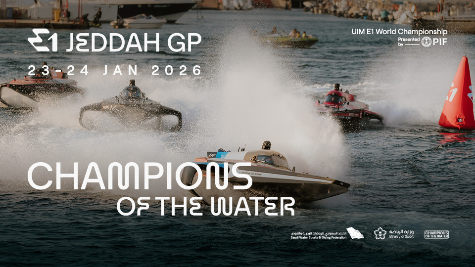 E1 Jeddah GP Electric Powerboat Racing Returns 2026