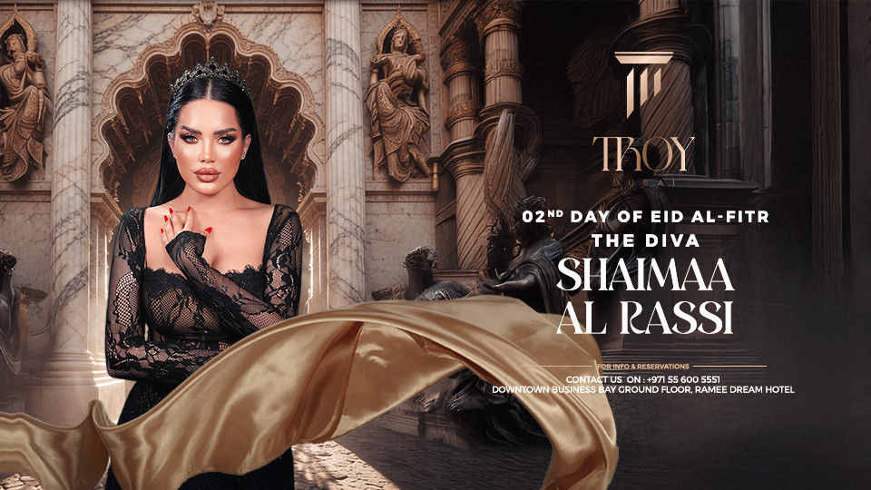 Arabic Dinner Show Presents Shaima Al Rassi at Troy in Dubai