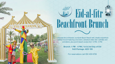 Eid Al Fitr Outdoor Brunch with an Amazing Beachfront View