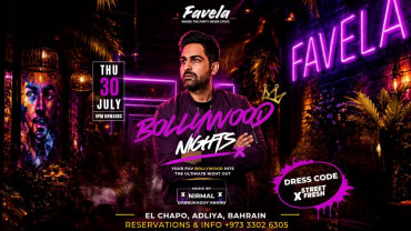 El Chapo Bollywood Nights at Favela, Bahrain El Chapo Bollywood Nights at Favela, Bahrain