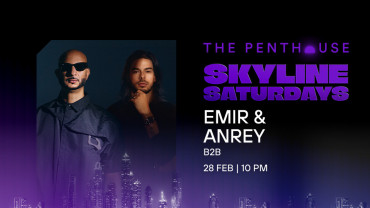 EMIR B2B ANREY | Skyline Saturdays at The Penthouse EMIR B2B ANREY | Skyline Saturdays at The Penthouse