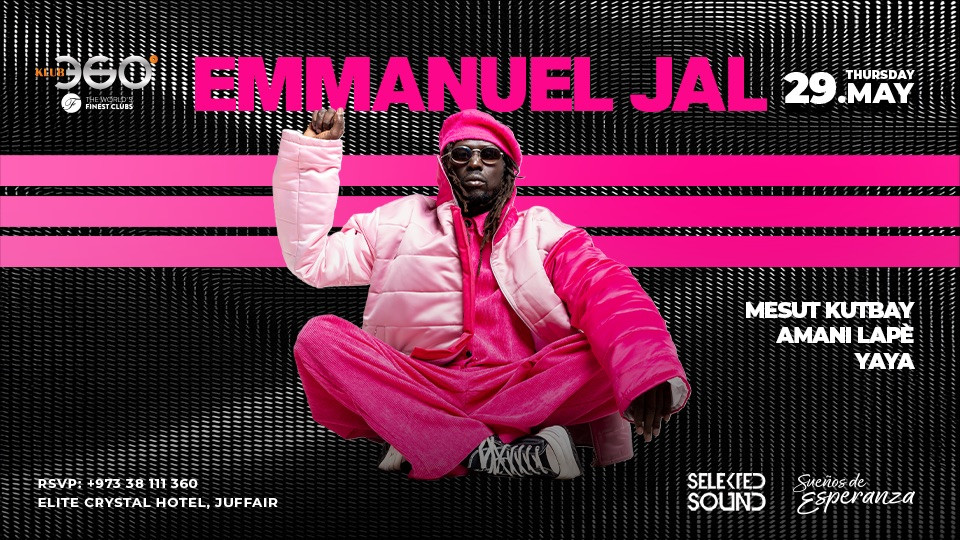 Emmanuel Jal at Klub360 2025 Bahrain