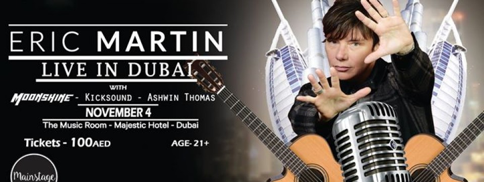 Eric Martin ( Voice of Mr. Big) Live in Dubai