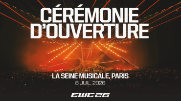 Cérémonie d’ouverture de l’Esports World Cup 2026