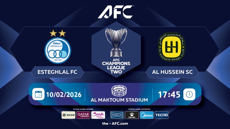 استقلال طهران الإيراني vs الحسين الأردني - دوري أبطال آسيا الثاني