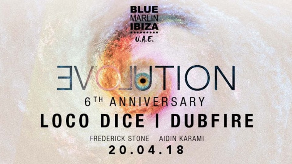 Evolution: 6th Anniversary with Loco Dice and Dubfire Evolution: 6th Anniversary with Loco Dice and Dubfire