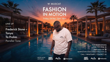FASHION IN MOTION Pool Edition in W Muscat