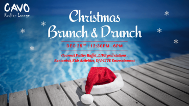 Festive Christmas Brunch & Drunch at CAVO Rooftop