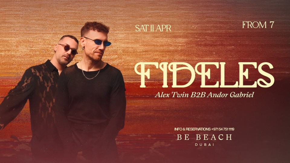 Fideles at Be Beach Dubai