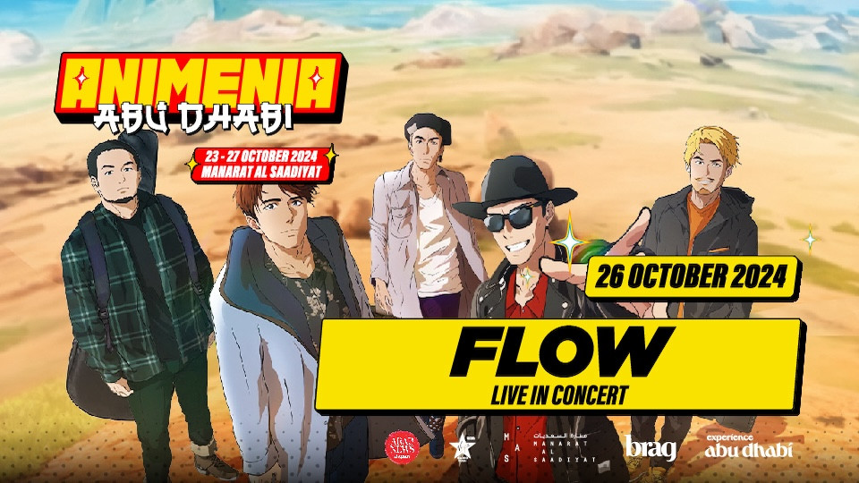 FLOW at Animenia Abu Dhabi Tickets, 2024 Live Concert - Platinumlist.net