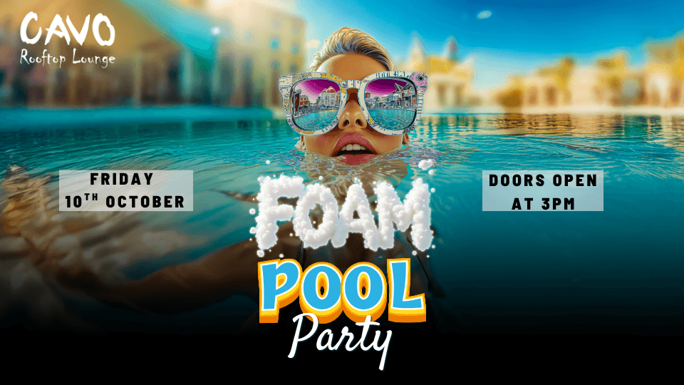 Foam Pool Party at Cavo Rooftop