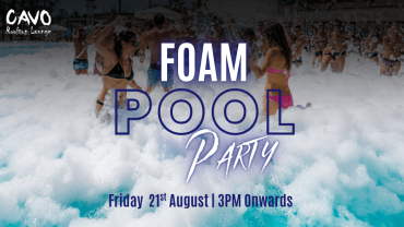 Foam Pool Party at Cavo Rooftop