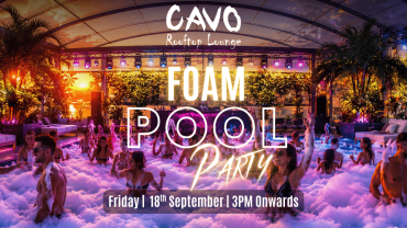 Foam Pool Party at Cavo Rooftop