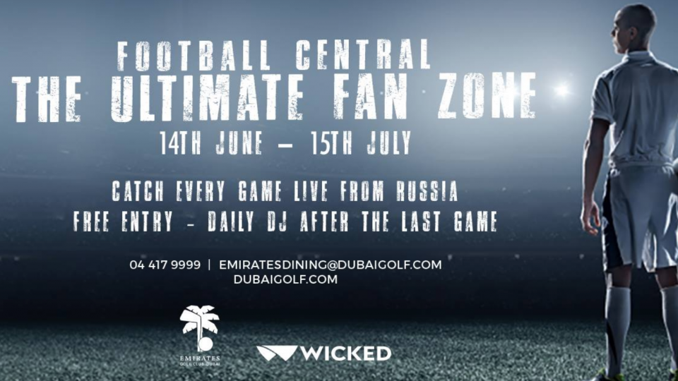 Football Central at Emirates Golf Club! Football Central at Emirates Golf Club!