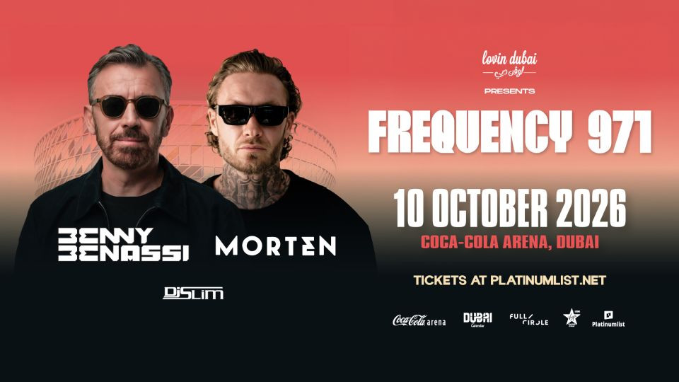Frequency 971 - Benny Benassi, MORTEN et DJ Slim à Dubaï